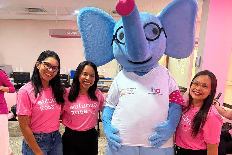Williarts presente no lançamento do Outubro Rosa do Hospital de Amor